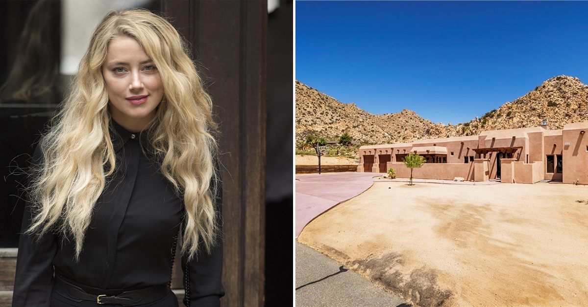 Tour Amber Heard’s $1.05 Million Desert Home She’s Been Forced To Sell To Payoff Johnny Depp Debt: Photos